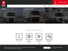 Tablet Screenshot of ghana.renault-trucks.com