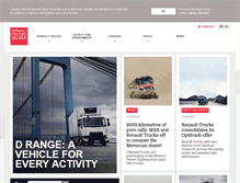 Tablet Screenshot of corporate.renault-trucks.com