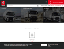 Tablet Screenshot of benin.renault-trucks.com