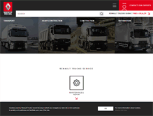 Tablet Screenshot of en.dubai.renault-trucks.com