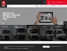 Tablet Screenshot of nl.renault-trucks.be