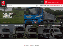 Tablet Screenshot of fr.renault-trucks.ch