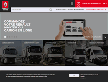 Tablet Screenshot of fr.renault-trucks.be