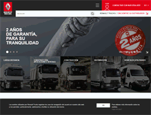 Tablet Screenshot of es.renault-trucks.com